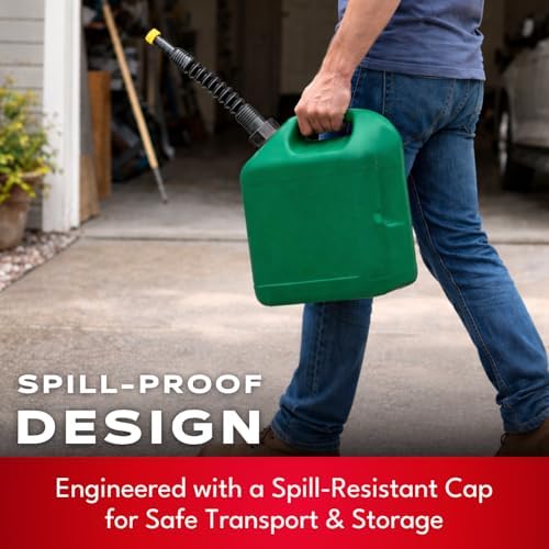 EZ-POUR® Standard Replacement Spout & Vent Kit, Multi-Purpose Spout, 1 Pk | Flexible Standard Spout Fits 1-3/4 in Openings. Includes Vent. For Older Utility Cans, Water Jugs & Containers.