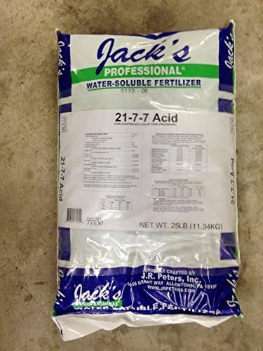 Jack's Professional 21-7-7 Acid 25lb. Fertilizer Water Soluble Plant Food