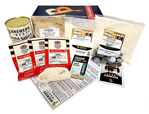Brewer's Best - BIK-1008 Continental Pilsner Homebrew Beer Ingredient Kit Yellow