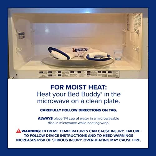 Carex Bed Buddy Heat Pad And Cooling Neck Wrap - Microwave Heating Pad For Sore Muscles - Cold Wrap Pack For Aches and Pain