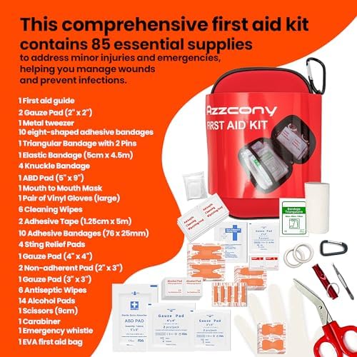 Emergency Survival Kit with First Aid Gears and Supplies - EDC Go Bugout Bag - Get Home Backpack for Camping Outdoor - Tactical Military Molle Pouch Grade - Gift for Man Woman