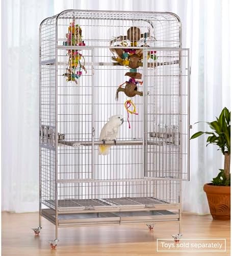 Prevue Pet Products Imperial Extra Large Stainless Steel Bird Cage