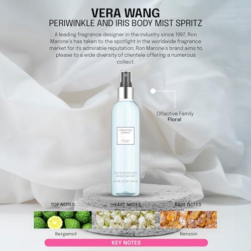 Vera Wang Embrace Body Mist Spray for Women, Green Tea & Pear Blossom, 8 Fluid Oz |