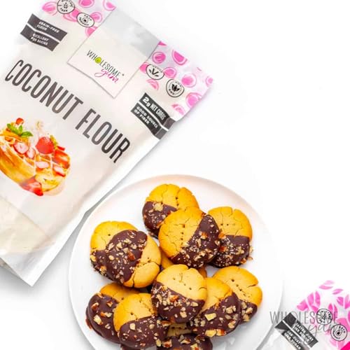 Wholesome Yum Premium Organic Coconut Flour For Baking, Keto, Gluten Free