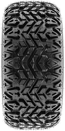 [Set of 2] SunF 22x11-8 22x11x8 ATV UTV Tires 4 Ply Golf Cart Lawn Mower Quad G003 [ Rim(s) NOT included ]