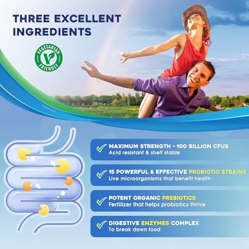 ZEBORA Probiotic Powder for Women & Men, 100 Billion CFU, 30 Packets