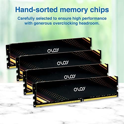 OLOy DDR4 RAM 16GB (2x8GB) Black Owl 2666 MHz CL19 1.2V 288-Pin Desktop UDIMM (MD4U082619BJDA)