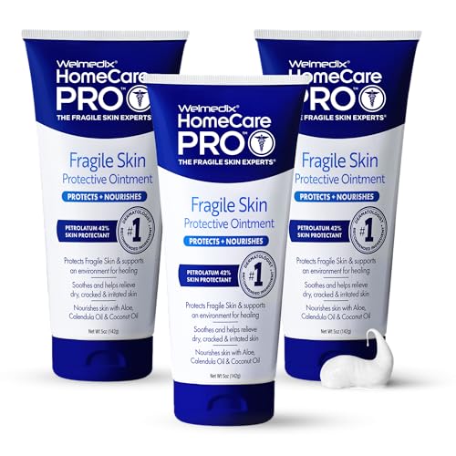 Welmedix Healing Ointment for Dry Skin - Skin Protection Barrier Cream | Hospital Grade Intensive Healing Ointment - Moisturizer for Very Dry, Cracked Skin - 5oz Tube