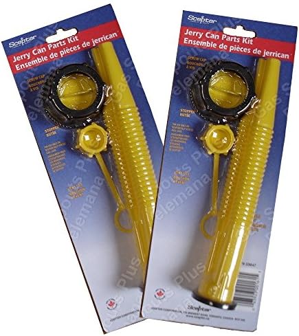 2 PCS SPOUT KITS #03647 Gas Can Parts Kit for 5 Gallon Gasoline Jugs