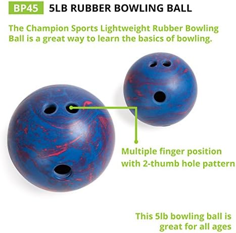 Champion Sports Rubber Bowling Ball