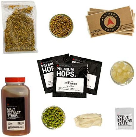 Northern Brewer - Siphonless 1 Gallon Craft Beer Making Starter Kit, Equipment and Beer Recipe Kit (American Wheat)