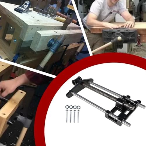 findmall 9 Inch Woodworking Front Vise Heavy-Duty Steel and Cast Iron Front Bench Vise - Fit for Woodworking Projects