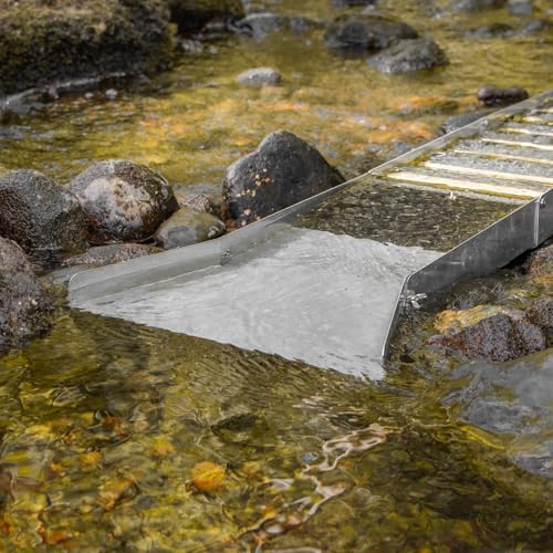 ASR Outdoor Beginner Sluice Box Gold Panning Kit for Adults Starting to Pan for Gold