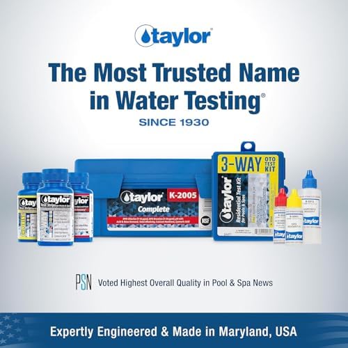 Taylor Service Complete Pool Water Test Kit K-2006C