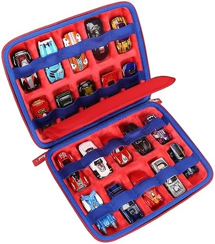 Mchoi Hot Wheels Case Storage for HOT WHEELS20 Cars, Toy Car Organizer for Your Matchbox Cars Storage, Case Only