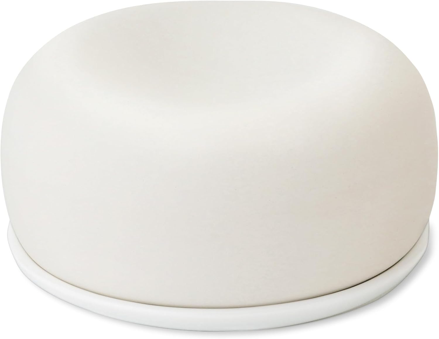 MUJI 02868284 Aroma Stone with Plate, White