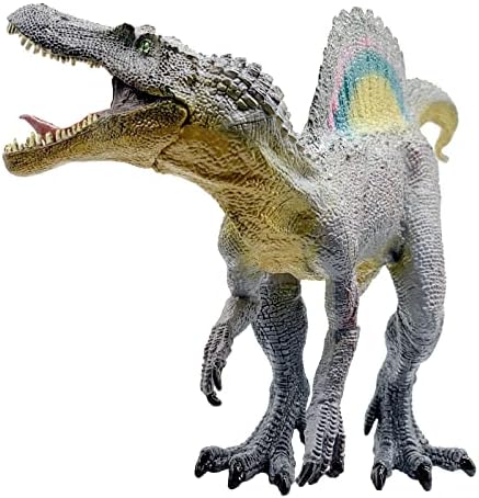 Gemini & Genius Dinosaur Toys for 3 4 5 6 7 Year Old Boys, Spinosaurus with Movable Jaw Dino Action Figure, Cool Birthday Cake Topper, Party Gift