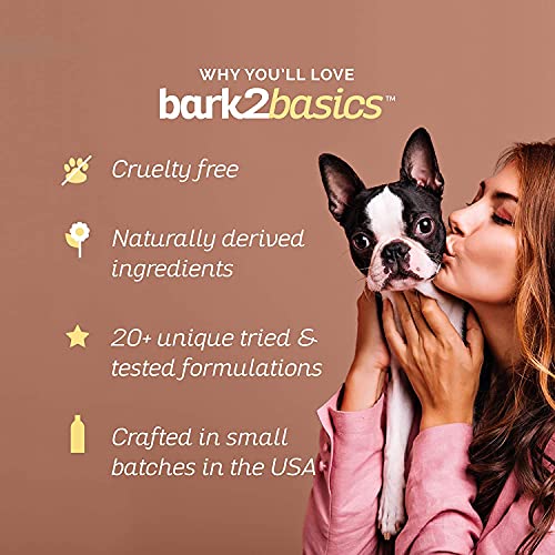 Bark2Basics Oatmeal Dog Conditioner for Itchy Skin Relief, 1 Gallon, 16:1 | 16:1 Concentrate, Colloidal Oatmeal Soothes Sensitive Skin