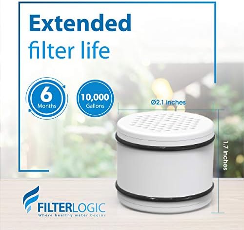 Filterlogic WHR-140 Shower Filter, Replacement for Culligan® WHR-140