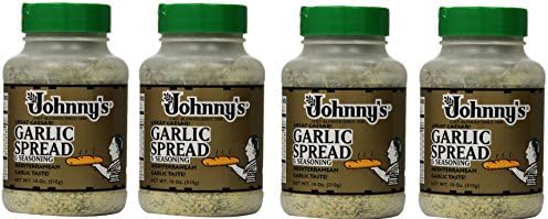 Johnnys Garlic Spread and Seasoning XjECar, 4Pack (18 Ounce)