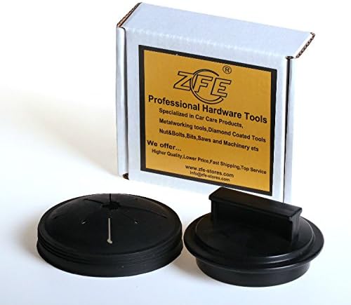 Waste King L-3200 Garbage Disposal with Power Cord, 3/4 HP & King 1025 EZ Mount Garbage Disposal Stopper and Splash Guard, Black