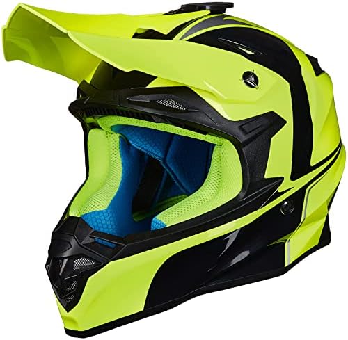 ILM Adult Dirt Bike Helmets ATV Motocross Dirtbike Helmet with Super Soft Liner Camera Mount for Men Women Motorcycle Dual Sport DOT Model-216 (Red