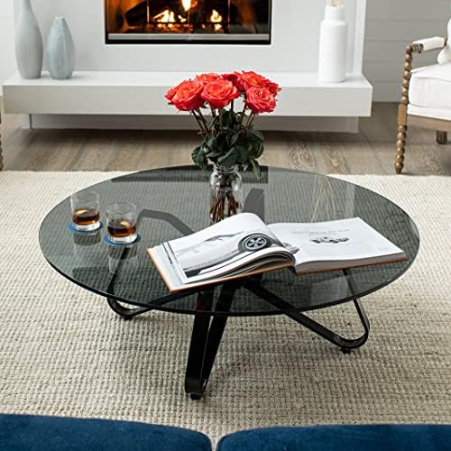 Spancraft 24" Bronze Round Tempered Glass 1/2" Thick Table Top (24")
