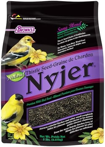 F.M. Brown's Song Blend Nyjer Thistle Seed for Pets, 5-Pound