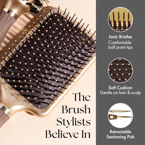 Olivia Garden Ceramic + Ion Nano Thermic Styler Hair Brush