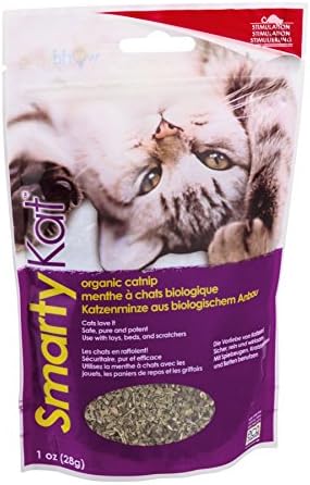 Smartykat Certified Organic Catnip 1 Ounce Pouch-