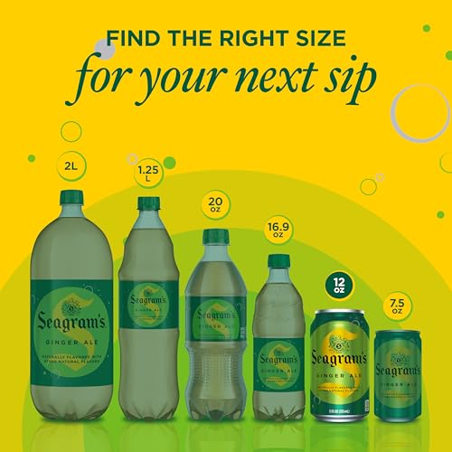 Seagram's Ginger Ale, 12 fl oz, 12 Pack
