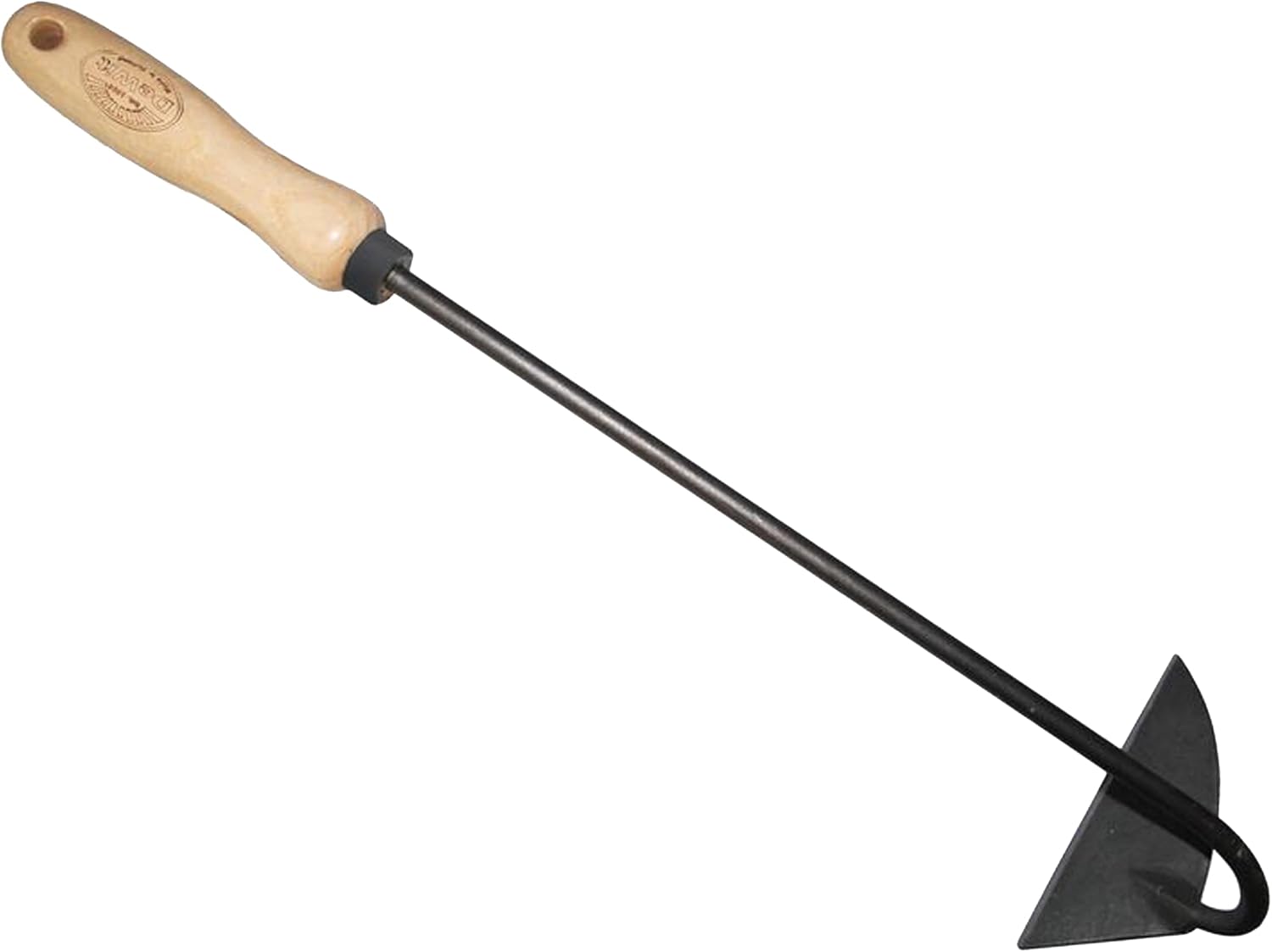 Dewit Dutch Hand Hoe – Right Hand | 18″ Total Length Hand-Forged Boron Steel Garden Hoe with Ash Hardwood Handle