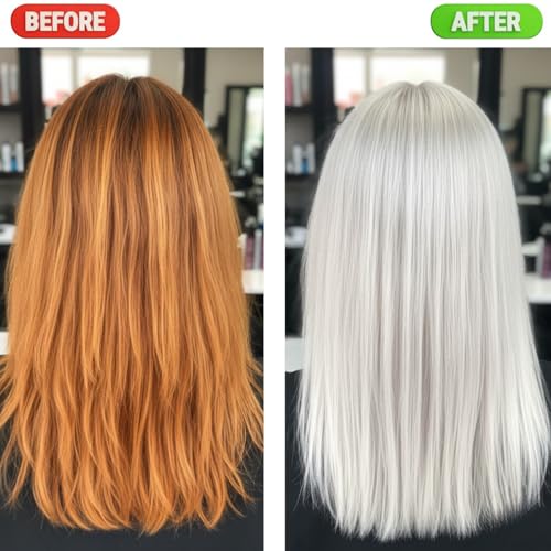 Kachita Spell Professional Blue Hair Bleach Lightener with Plex Technology, Up to 9 Levels of Lift Bleach Powder & Hair Decolorization for Highlights