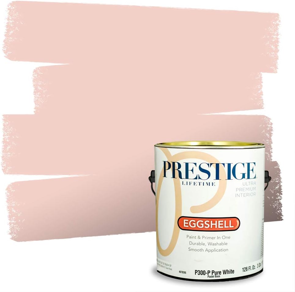 PRESTIGE Paints Exterior Paint and Primer In One, 1-Gallon, Satin, Comparable Match of Sherwin Williams* Real Red*
