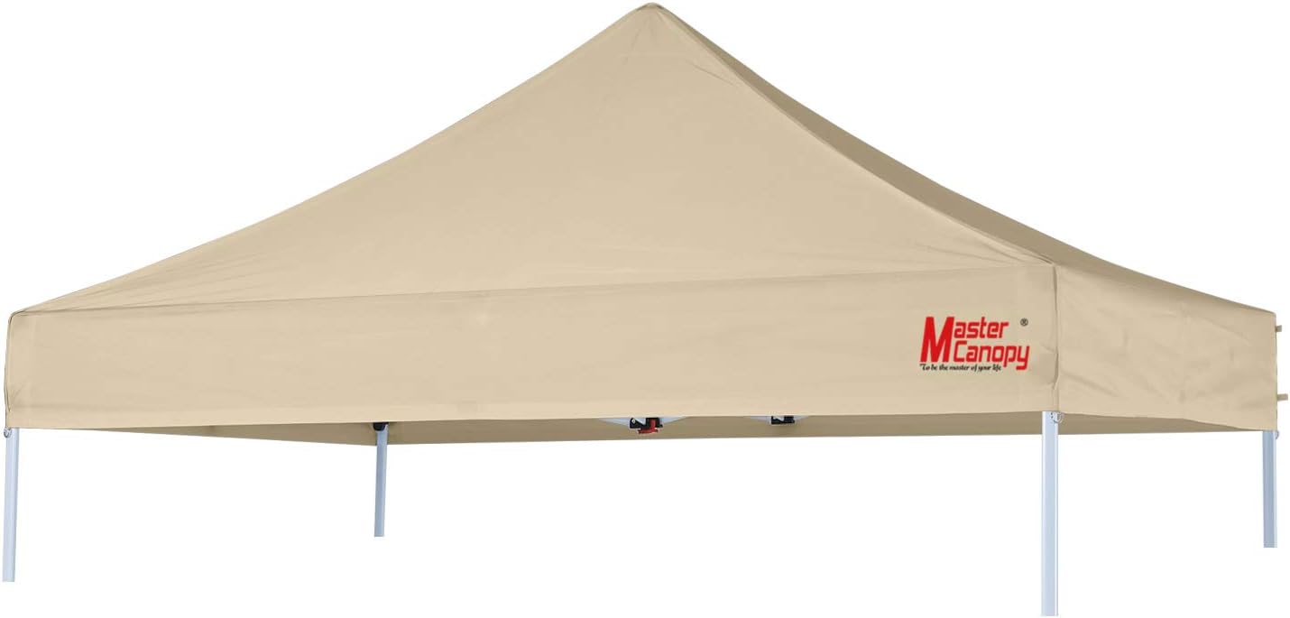 MASTERCANOPY 10x10 Replacement Pop Up Canopy Top for Kingkong Frame Gray