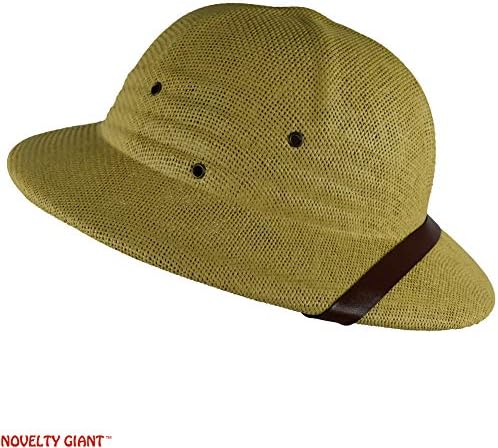 NOVELTY GIANT WWW.NOVELTYGIANT.COM Seagrass Pith Safari Jungle Helmet Hat