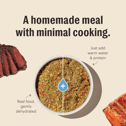 The Honest Kitchen Dehydrated Grain Free Fruit & Veggie Base Mix Dog Food (Just Add Protein), 3 lb Box