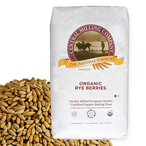 100% Organic Hard Red Spring Wheat Berries- 25 lbs