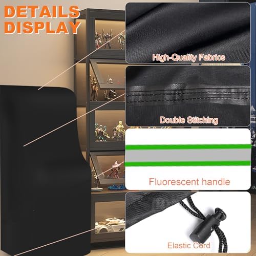 Arcade Table Cover, 600D Heavy-duty Waterproof Dust-Proof Covers for Indoors/Outdoors Arcade Game Machine Table, All Weather Protective, 31*22*66in