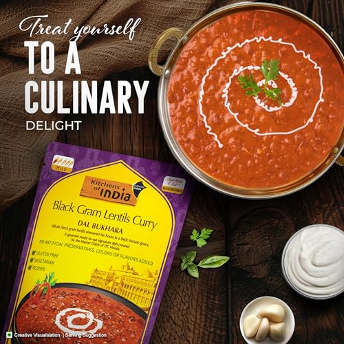Kitchens Of India Ready To Eat Dal Bukhara, Black Gram Lentil Curry, 10-Ounce Boxes (Pack of 6)