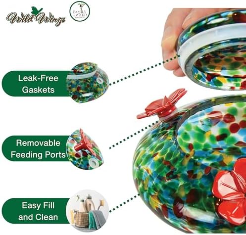 Nature's Way Brid Products WWGHF1 Top Fill Hummingbird Feeder