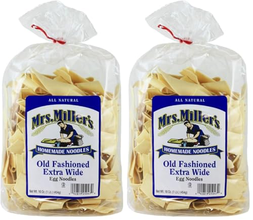 Mrs. Miller's Homemade Old Fashioned Egg Noodles, Extra Wide, 16 OZ (Pack of 1)