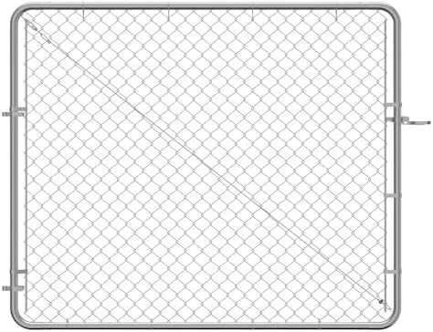 Fit-Right 5'H Adjustable Chain Link Gate Kit - Galvanized