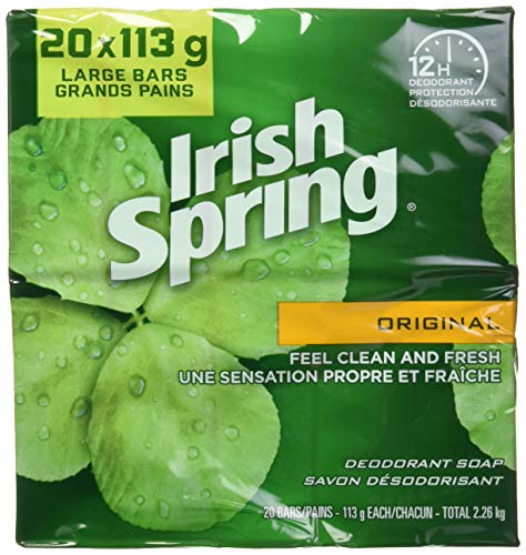 Irish Spring bar Soap (20/4 Oz Net Wt Oz), Original, 74 Ounce (Pack of 1)