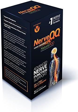 NerveQQ Ultra Advanced Formula Neuropathy Support - #1 Recommended Nerve Growth Factor (NGF) Health and Function. 100mg of Ubiquinol (QH) Plus