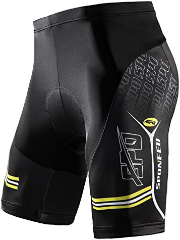 sponeed Men Bike Shorts Cushioned Biking Wear Gear Road Cycling Bottoms
