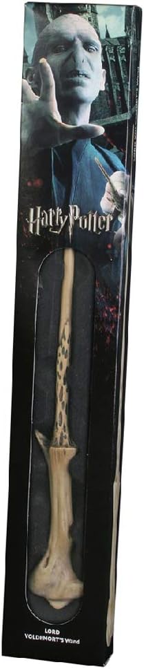 The Noble Collection - Lord Voldemort Wand in A Standard Windowed Box - 15in (37cm) Wizarding World Wand - Harry Potter Film Set Movie Props Wands