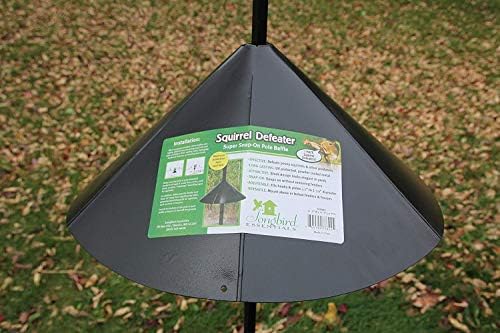 14 Inch Squirrel Defeater Snap-On Pole Baffle