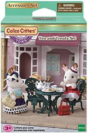 Calico Critters - Tea and Treats Set - Town Collection | Pour afternoon tea for the whole village - dainty cups