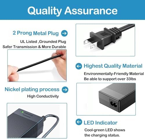 ETL Listed 12V AC Adapter Compatible with Arcade1up Pacman Game All Riser Ginfinity Cocktail Table RYJ0136 RYJ0136PAU9/8/7/6/5/4/3/2/1/0